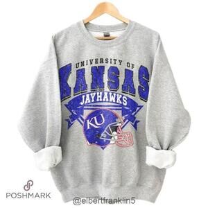 Kansas Jayhawks Football Ncaa Sweatshirt Elbertfranklin5